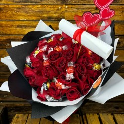 Ram de 40 roses i bombons